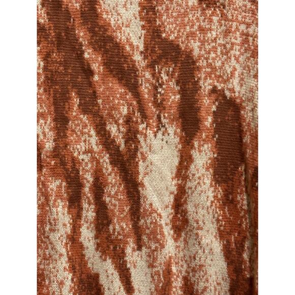 Lisa Rinna Button Down long Cardigan Pockets Womens Sz 1X Artsy Animal print - Picture 9 of 10